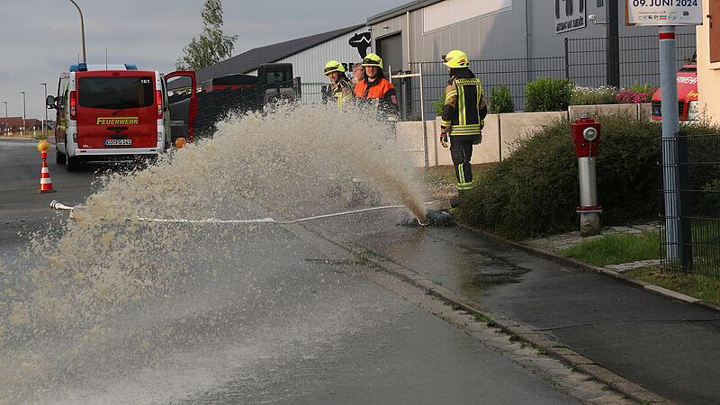 Überschwemmungen im Landkreis Coburg