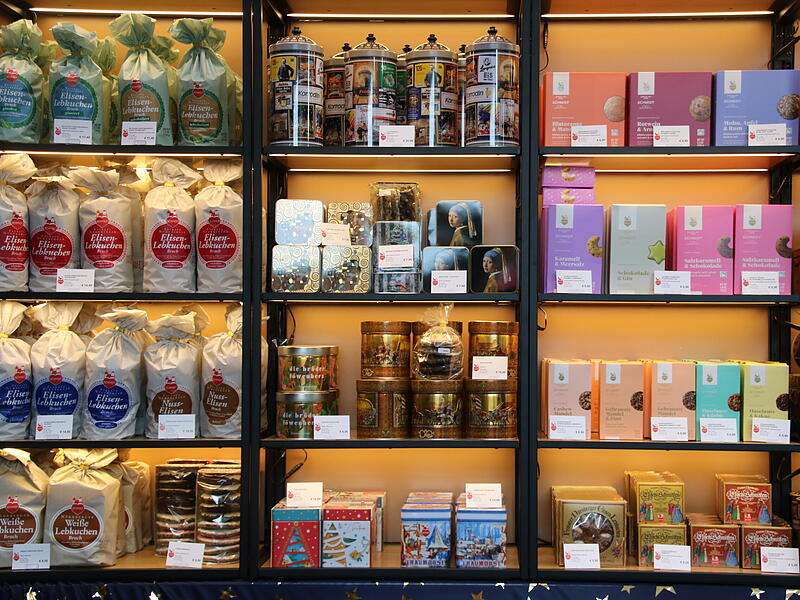 Das vielseitige Sortiment im Geschäft in Bad Kissingen