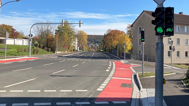 Fertiggestellter Nordring Bereich Pfalzstra&szlig;e