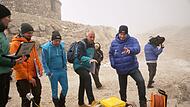 S&ouml;der und Glauber auf der Zugspitze bei Klimaschutzprojekten