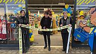 Feierliche Eröffnung im Aisch-Park Center in Höchstadt mit Lisa Winkler, Monika Müller, Olga Wagner (von links).