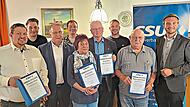 Ehrungen bei der CSU Kasendorf. CSU-Ortsverband