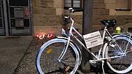 Ghostbike Bamberg Hallstadter Straße