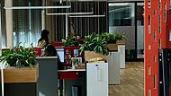 Blick in neue R&auml;ume: In He&szlig;dorf hat j&uuml;ngst eine neue Filiale der hiesigen Sparkasse er&ouml;ffnet.