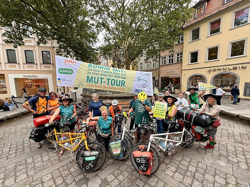 Die Teilnehmer der ersten MUT-Etappe sind wohlbehalten in Bamberg eingerollt.