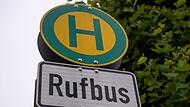 Haltestelle &bdquo;Rufbus&ldquo;