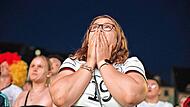 Viele Fans verfolgten auf dem Maxplatz beim von Radio Bamberg organisierten Public Viewing das deutsche WM-Aus.Michael Gr&uuml;ndel