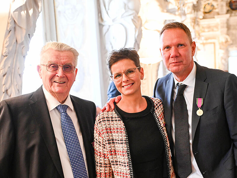 Gro&szlig;er Empfang in Coburg: Mehr als 200 geladene G&auml;ste gratulierten Andreas Prinz von Sachsen-Coburg und Gotha zum 80. Geburtstag.