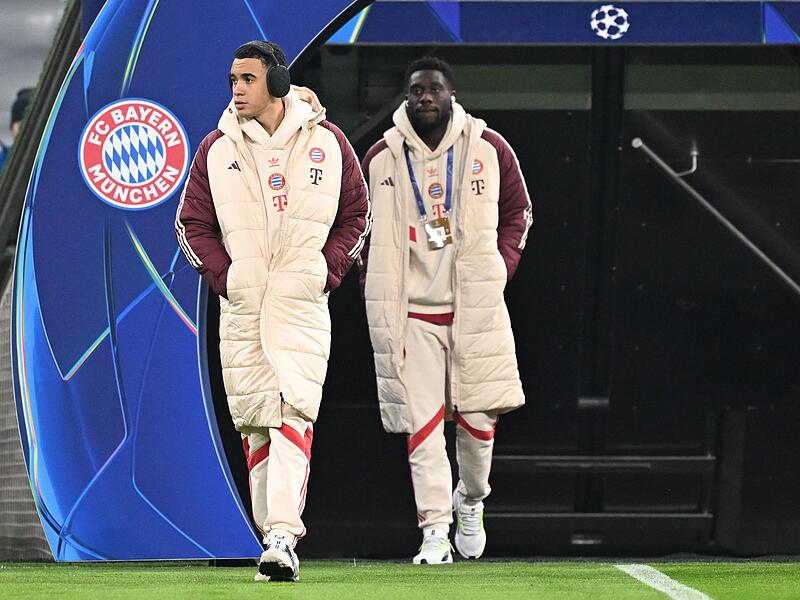 Jamal Musiala und Alphonso Davies