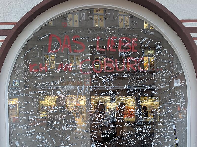 Die erste Frage war, was die Coburger an ihrer Stadt lieben. Die Resonanz war so gro&szlig;, dass die selbe Frage gleich nochmal gestellt werden musste.