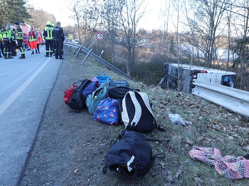 Busunfall in Th&uuml;ringen