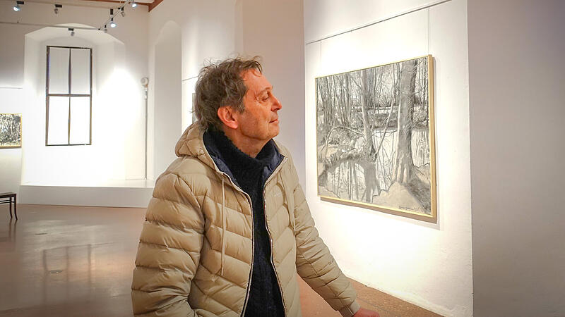 Harald Winter zeigt seine Ausstellung in der Kaiserpfalz in Forchheim