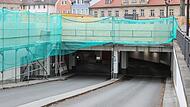 Einfahrt zur Tiefgarage am Forchheimer ParadeplatzForchheim & Fränkische Schweiz