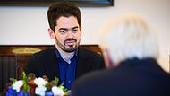 Dirigent Lahav Shani bei Bundespräsident Steinmeier