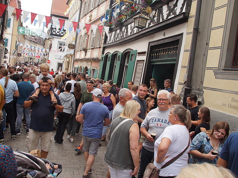 Eindrücke von der Sandkerwa 2022Die Bamberger Sandkerwa in Bildern