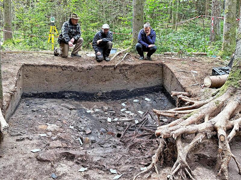 Die archäologischen Grabungen auf der Suche nach Ur-Kronach gehen weiter.