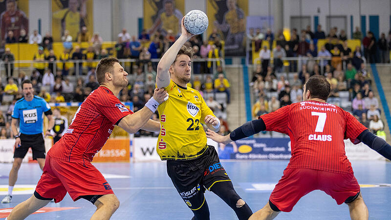 HSC-Spielmacher Marin Lisac (mit Ball) machte ein gutes Spiel.