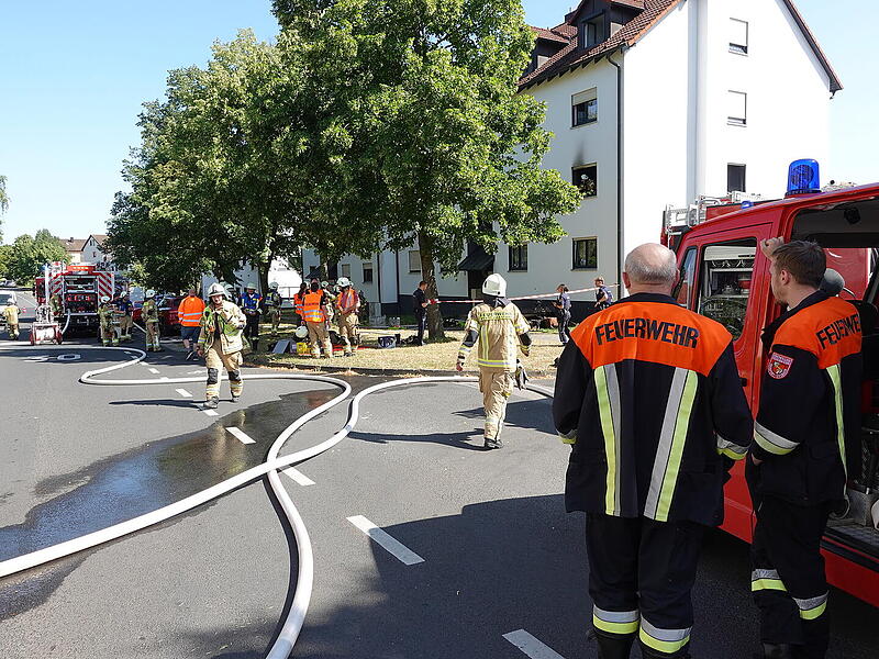 Zimmerbrand in Haßfurt Zimmerbrand in Haßfurt