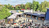 Blick auf das Maintal Familienfest. Blick auf das Maintal Familienfest.