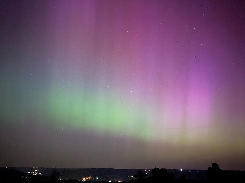 Polarlichter über Kronach 2024Polarlichter über Kronach