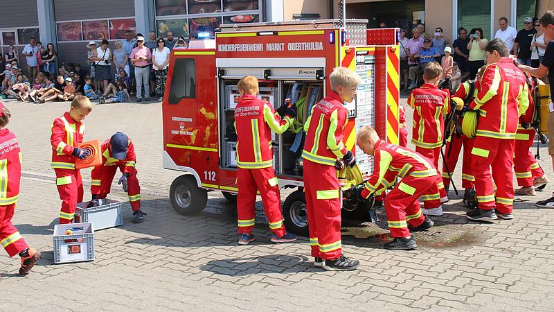 Wie hier in Oberthulba (im Bild) will auch die Ramsthaler Feuerwehr eine Kinderfeuerwehr f&uuml;r Kinder ab sechs Jahren gr&uuml;nden.