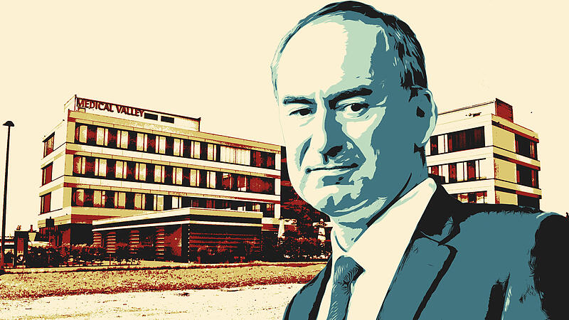 Hubert Aiwanger will sich vor Ort über das Medical Valley Center in Forchheim informieren.