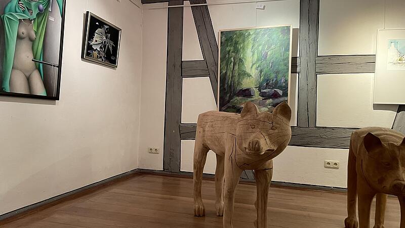 Verschiedenste Werke sind in der Ausstellung des Kunstvereins zu sehen.