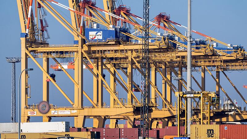 Containerterminal in Bremerhaven