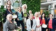 Die Verantwortlichen der Schulgärten im Landkreis Forchheim nahmen die Preise entgegen.