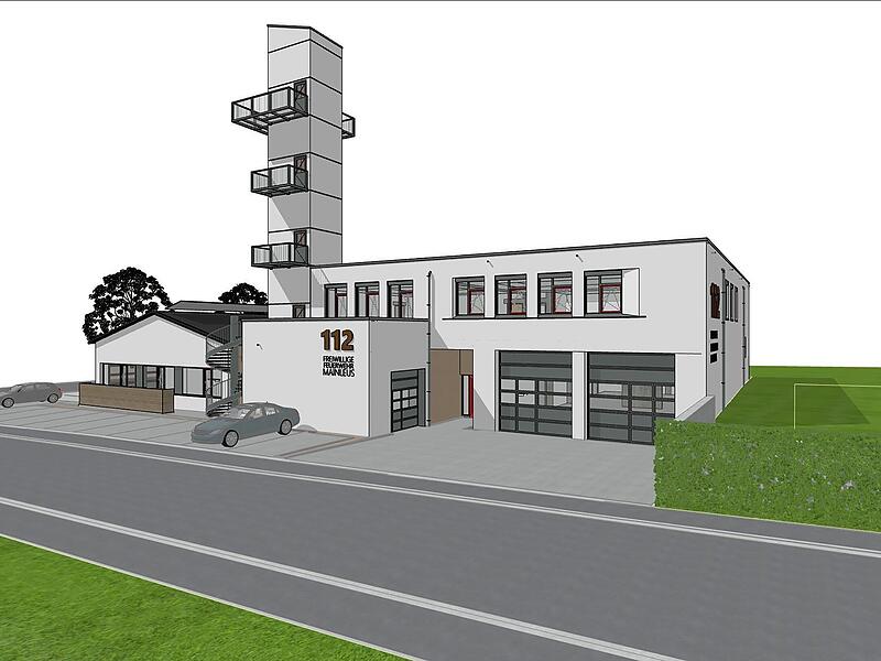 Das Architekturb&uuml;ro Eschenbacher zeigte die Pl&auml;ne f&uuml;r die Sanierung und Umgestaltung des Feuerwehrhauses Mainleus. Kostenpunkt mehr als acht Millionen Euro. Allerdings kann nur mit 1,5 Millionen F&ouml;rderung gerechnet werden.
