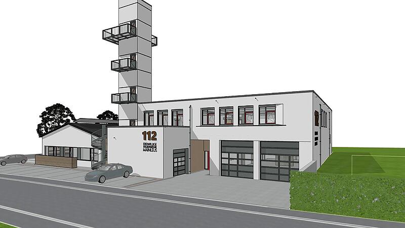 Das Architekturb&uuml;ro Eschenbacher zeigte die Pl&auml;ne f&uuml;r die Sanierung und Umgestaltung des Feuerwehrhauses Mainleus. Kostenpunkt mehr als acht Millionen Euro. Allerdings kann nur mit 1,5 Millionen F&ouml;rderung gerechnet werden.