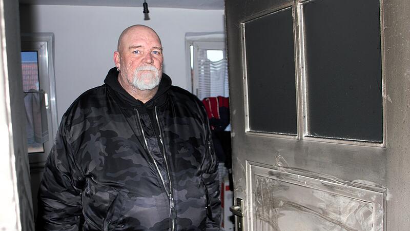 Er steht kurz vor Weihnachten vor dem Nichts: Stefan Hofmanns Wohnung ist nach einem Brand unbewohnbar.