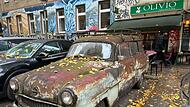 Ein alter Opel in Berlin