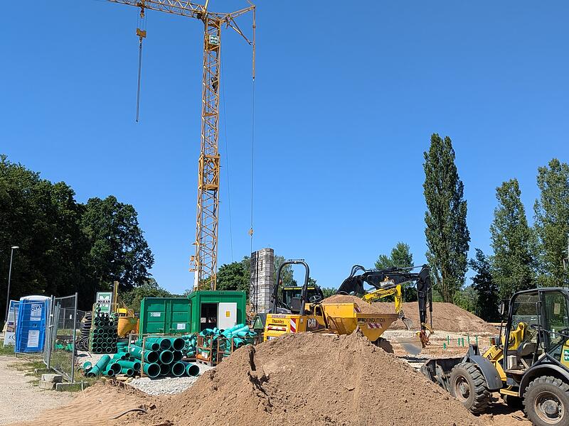Baustelle Feuerwehrhaus BuckenhofenForchheim & Fr&auml;nkische Schweiz