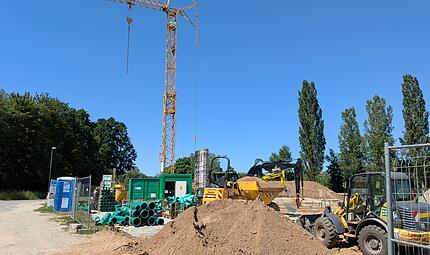 Baustelle Feuerwehrhaus BuckenhofenForchheim & Fr&auml;nkische Schweiz
