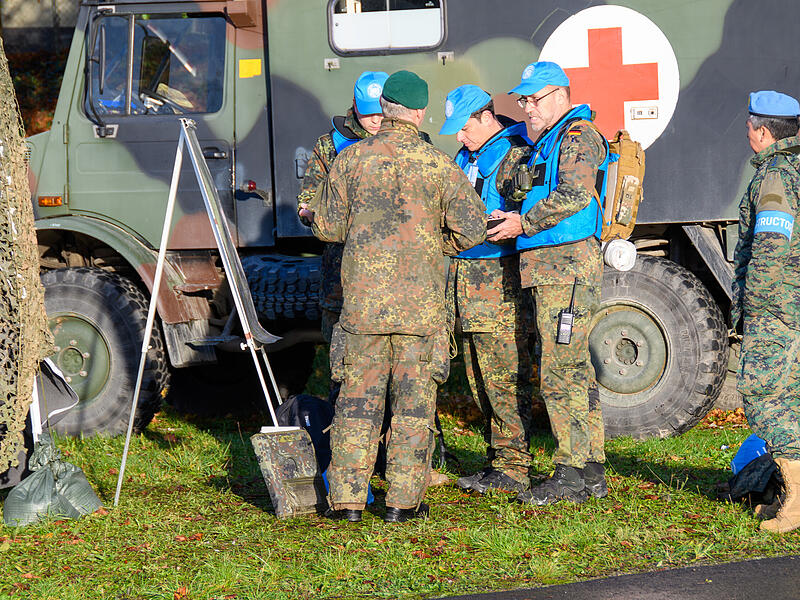 Übung Militärbeobachter der Vereinten Nationen
