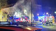 Brand in leerstehendem Haus in Bad Brückenau