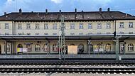 Der Bahnhof Forchheim vor der Sanierung.