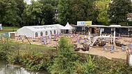 Am 8. Mai 2025 startet die n&auml;chste Stadtstrand-Saison in Bad Kissingen.