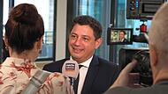 Guillaume Lepers, Bürgermeister von Villeneuve-sur-Lot, sagt im Interview, er wolle die Beziehungen beider Städte wieder intensivieren.