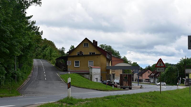 Die fragliche Stelle des 5-Seidla-Steigs in Gräfenberg.Forchheim & Fränkische Schweiz Die fragliche Stelle des 5-Seidla-Steigs in Gräfenberg.Forchheim & Fränkische Schweiz