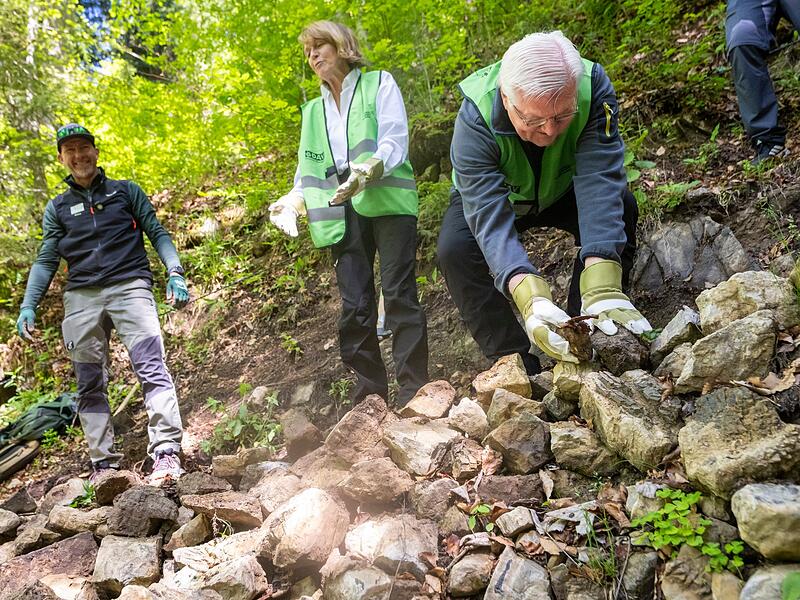 Mitmach-Aktion mit Bundespr&auml;sident Steinmeier