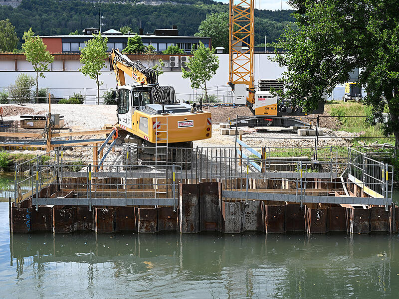 Bauarbeiten S&auml;gm&uuml;hlsteg EbermannstadtForchheim & Fr&auml;nkische Schweiz