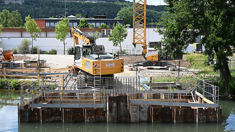 Bauarbeiten S&auml;gm&uuml;hlsteg EbermannstadtForchheim & Fr&auml;nkische Schweiz