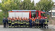 Hinten, von links: Horst Krapf, Harald Albert, Eugen Prugger, Luis Kiesel, Jürgen Henz, Tobias Kaprol, Eugenia Yakovenko, Sven Neder, Michael Brendler, Lukas Ort, Fabian Müller, Tobias Dittrich und Michael Wolf. Vorne von links: Andreas Kuhn, Anja...