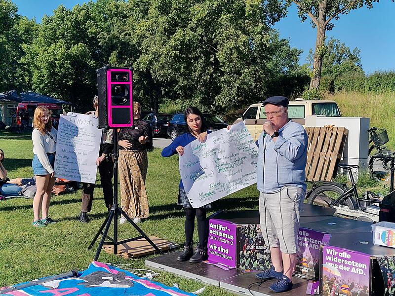 Stadtversammlung gegen Rechts Bamberg Jahnwiese Stadtversammlung gegen Rechts Bamberg Jahnwiese