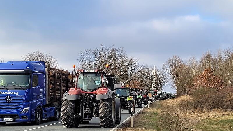 Bauernproteste am 8. Januar 2024