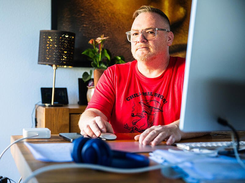 Peter Beckmann Der Bischberger Peter Beckmann hat eine Ausschreibungsplattform für Kraftstoff an Betriebstankstellen entwickelt.