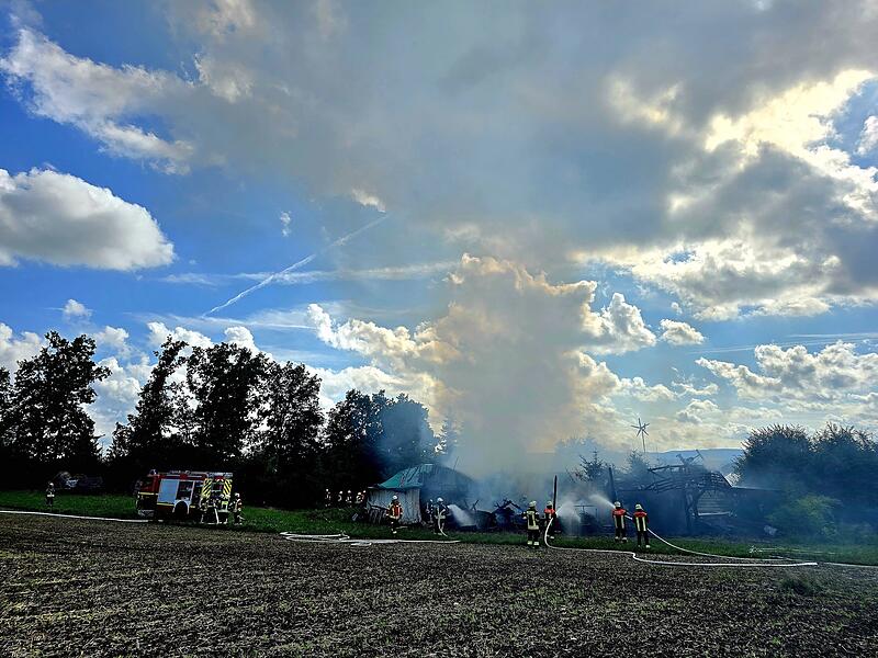 Feuer in Burghaig