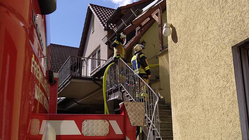Zu einem Wohnungsbrand kam es am Montagmittag in Wiesentheid.